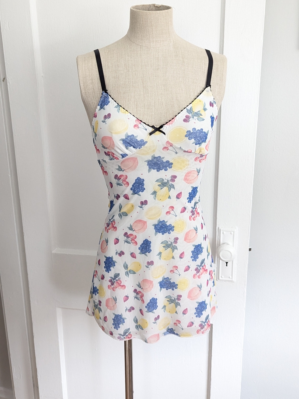 Forever 21 Mesh Fruit Cami Dress